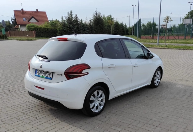 Peugeot 208 cena 28900 przebieg: 92912, rok produkcji 2015 z Gniezno małe 254